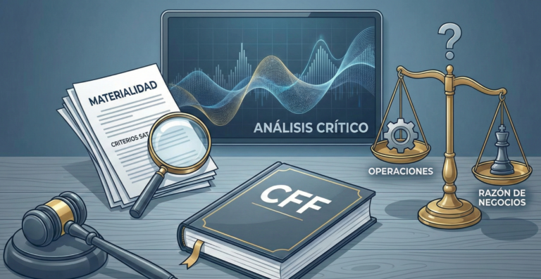 Materialidad de las operaciones ante el CFF, análisis Crítico de los Criterios del SAT frente a la razón de negocios